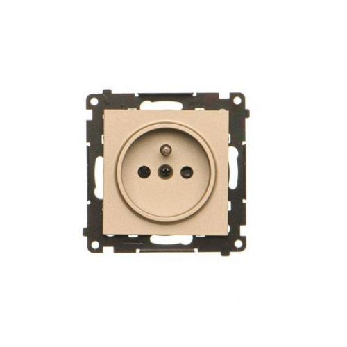 Simon 55 Gniazdo wtyczkowe pojedyncze z uziemieniem i przesłonami szybkozłączka Szampański mat TGZ1CZ.01/144 KONTAKT - przechwytywanie[129].jpg